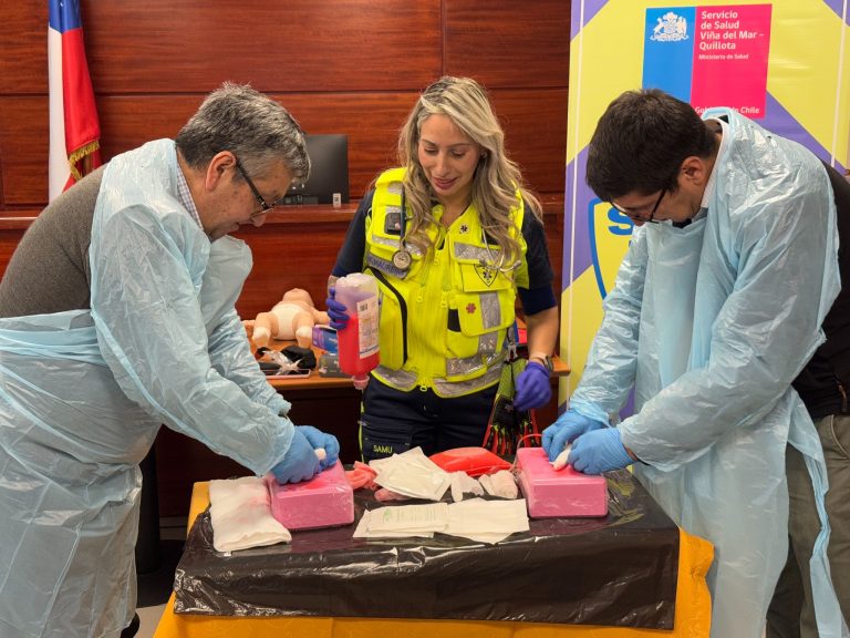 Funcionarios judiciales de Viña del Mar se capacitan en atención de emergencias